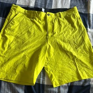 Men’s Adidas Neon Yellow Shorts